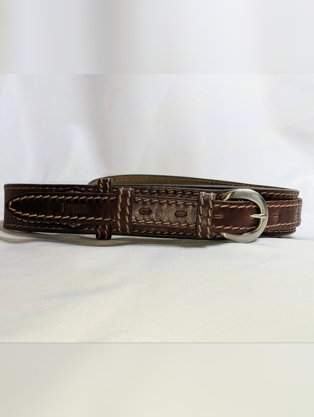 Duluth Trading Co Men's Ranger Work Belt, Style 90013, Brown Leather, Sz 40 - Picture 4 of 13